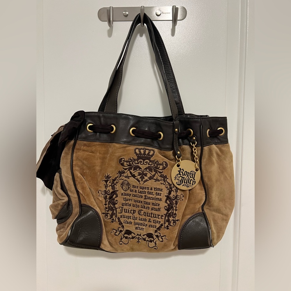 Juicy Couture, Tote Bag, Tan and Brown - Picture 2 of 10